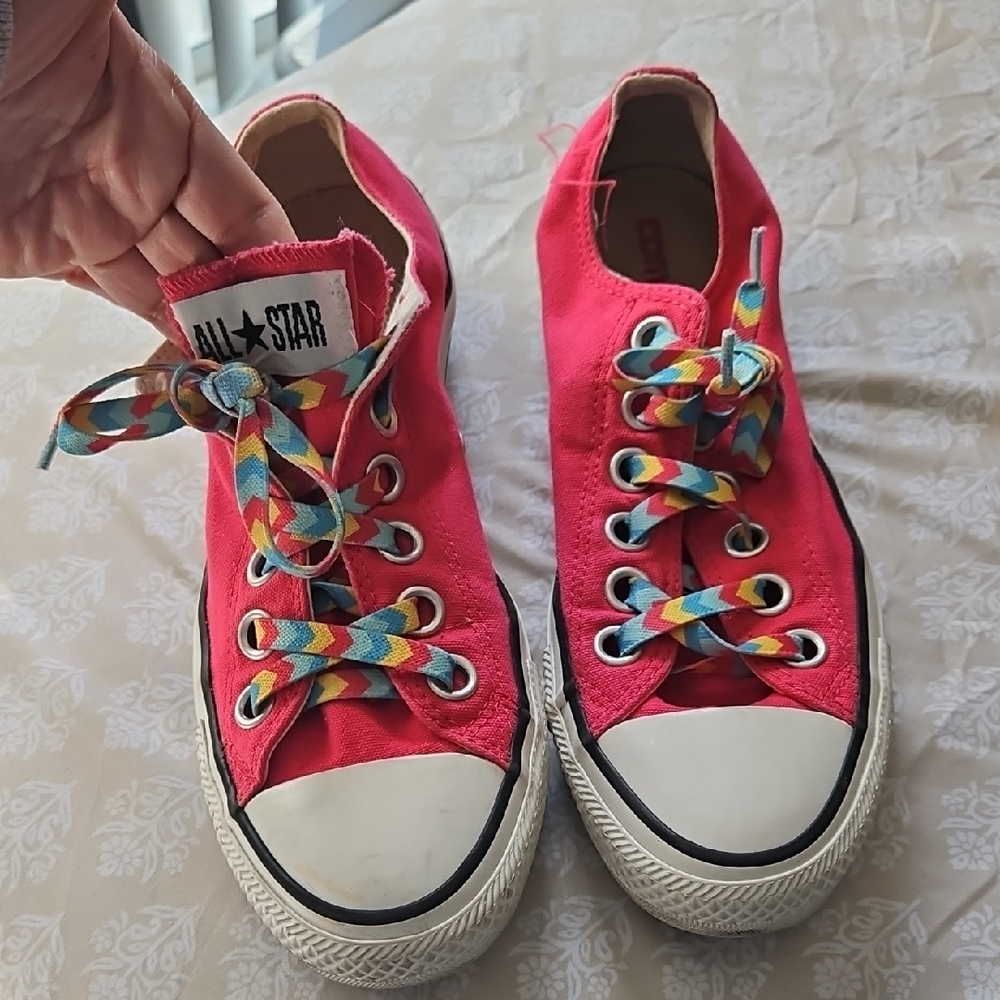 All Star Converse Pink Canvas Sneakers